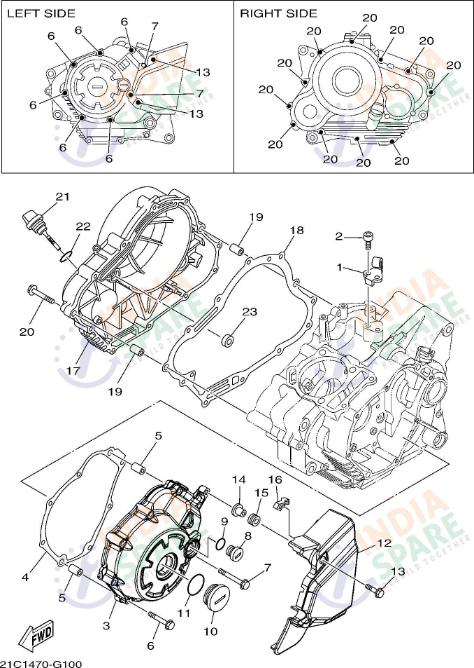 CRANKCASE COVER 1